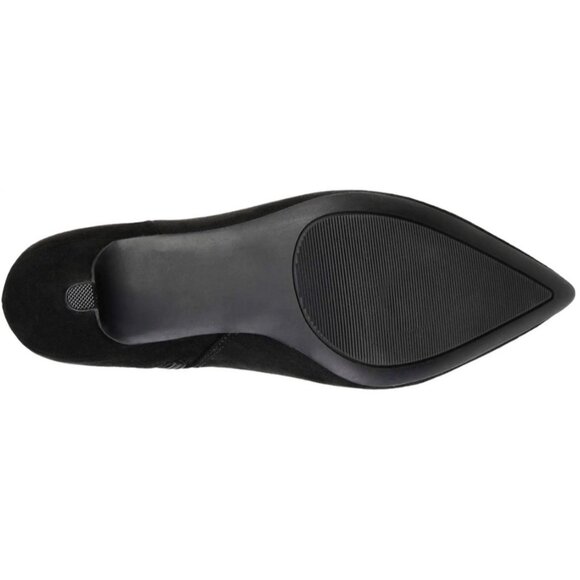 Journee Collection Isobel Pointed Toe Bootie Black Manmade 6.5M - Picture 3 of 4